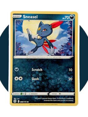 Brilliant Stars Pokemon Card (CX21): Sneasel 086/172
